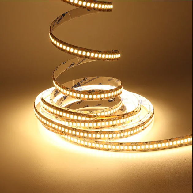 fita led 15w quente acesa