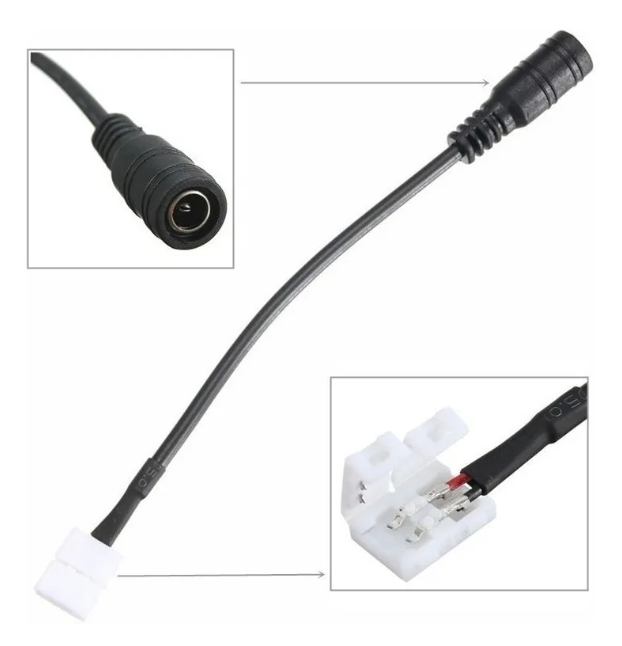 conector fita de led p4 femea