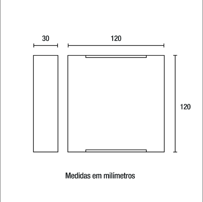 arandela clean medidas