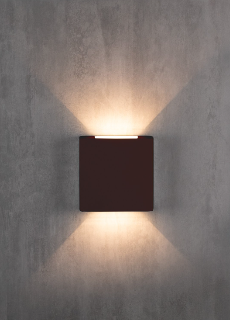 arandela clean marrom ex