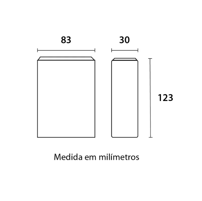 arandela mince ex medidas