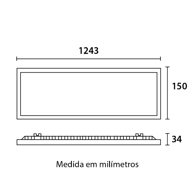medidas painel 120x15cm