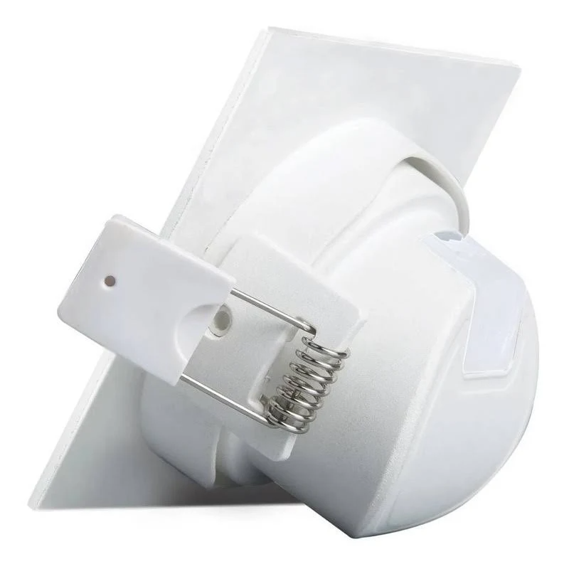 spot de led quadrado abs mr11 3w 2