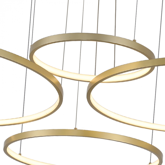 pendente led daire 3000k 110w bi 4