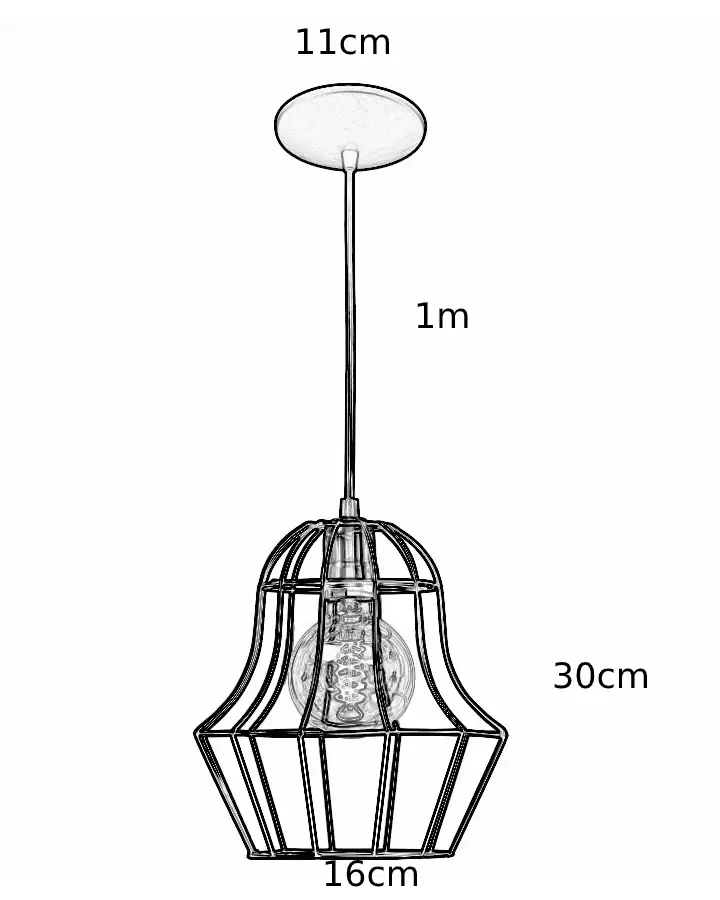 pendente aramado pinha 2