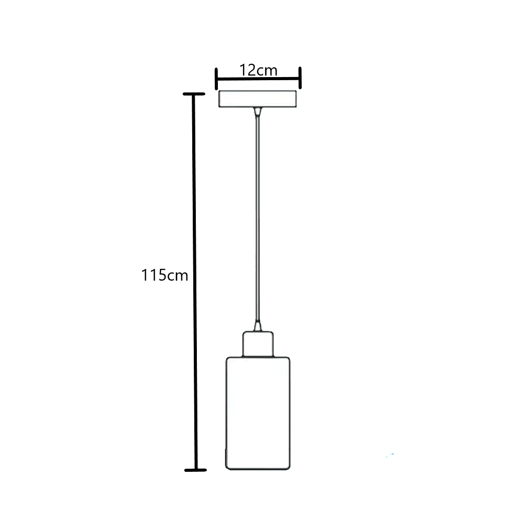 pendente track medidas