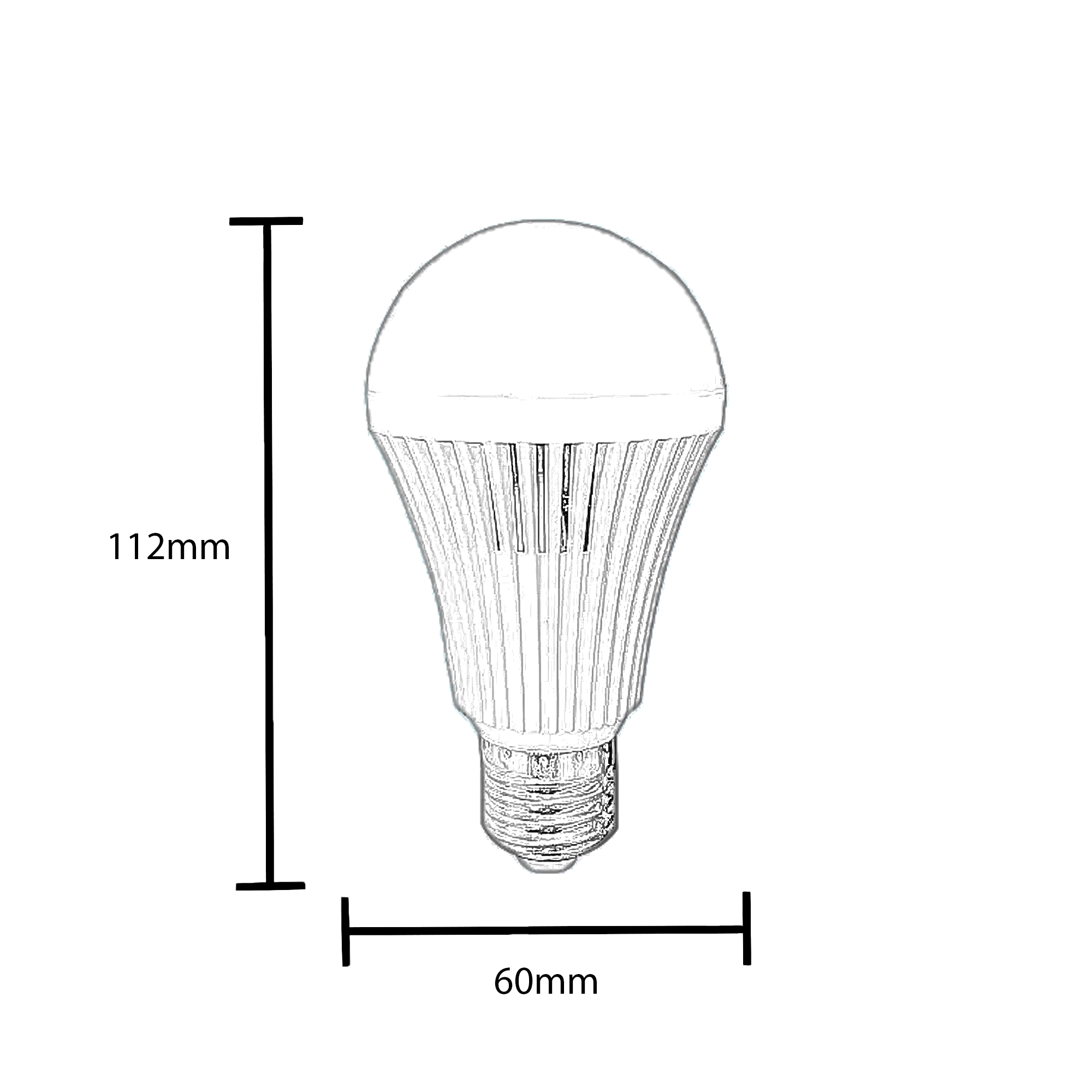 lampada led emergencia med