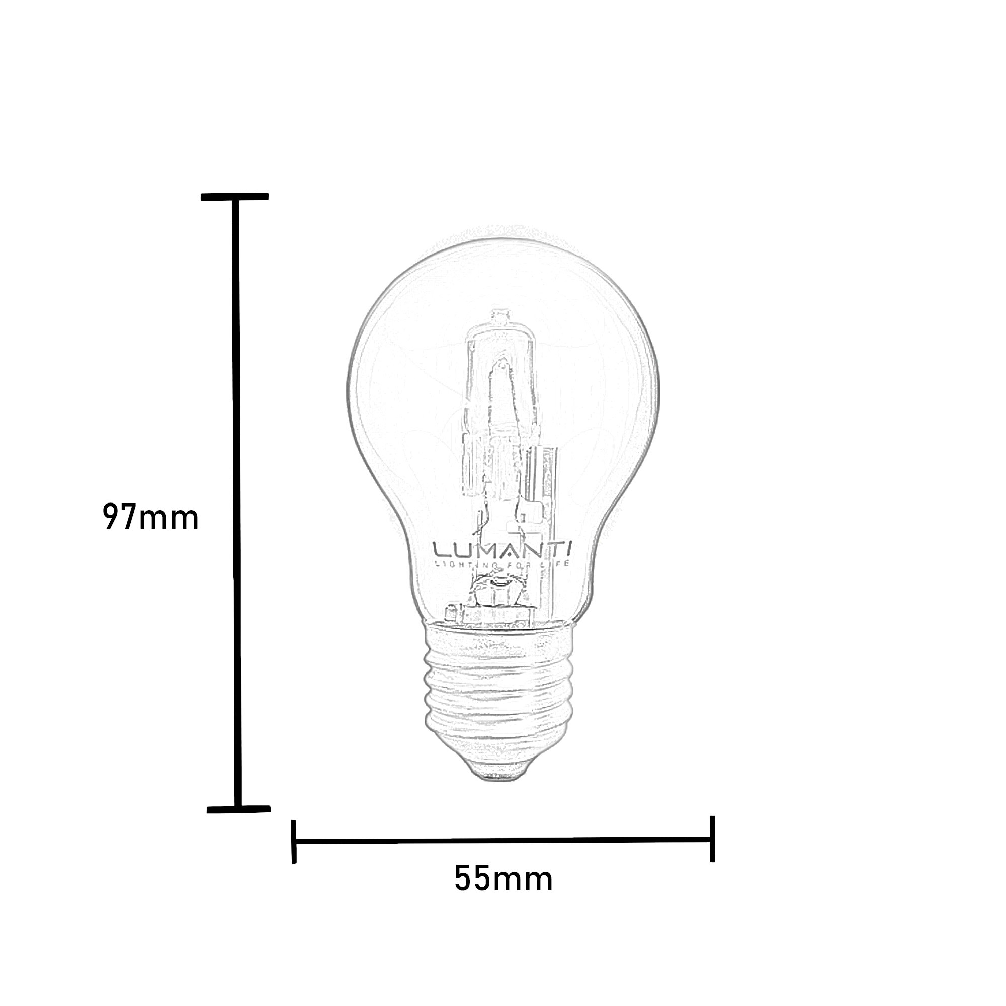 wp upside lampada halogena 70w
