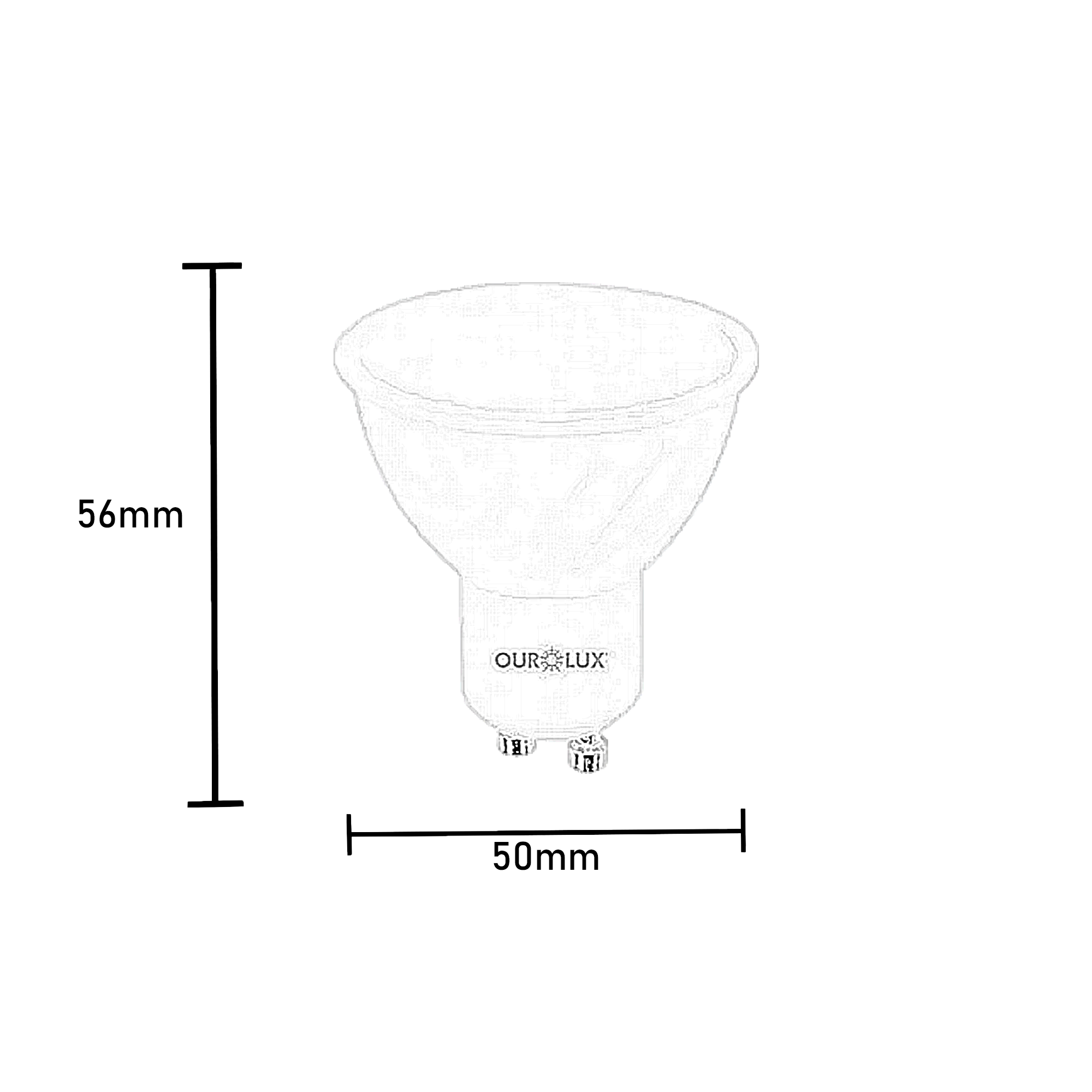 lamp dicroica 7w 1 med