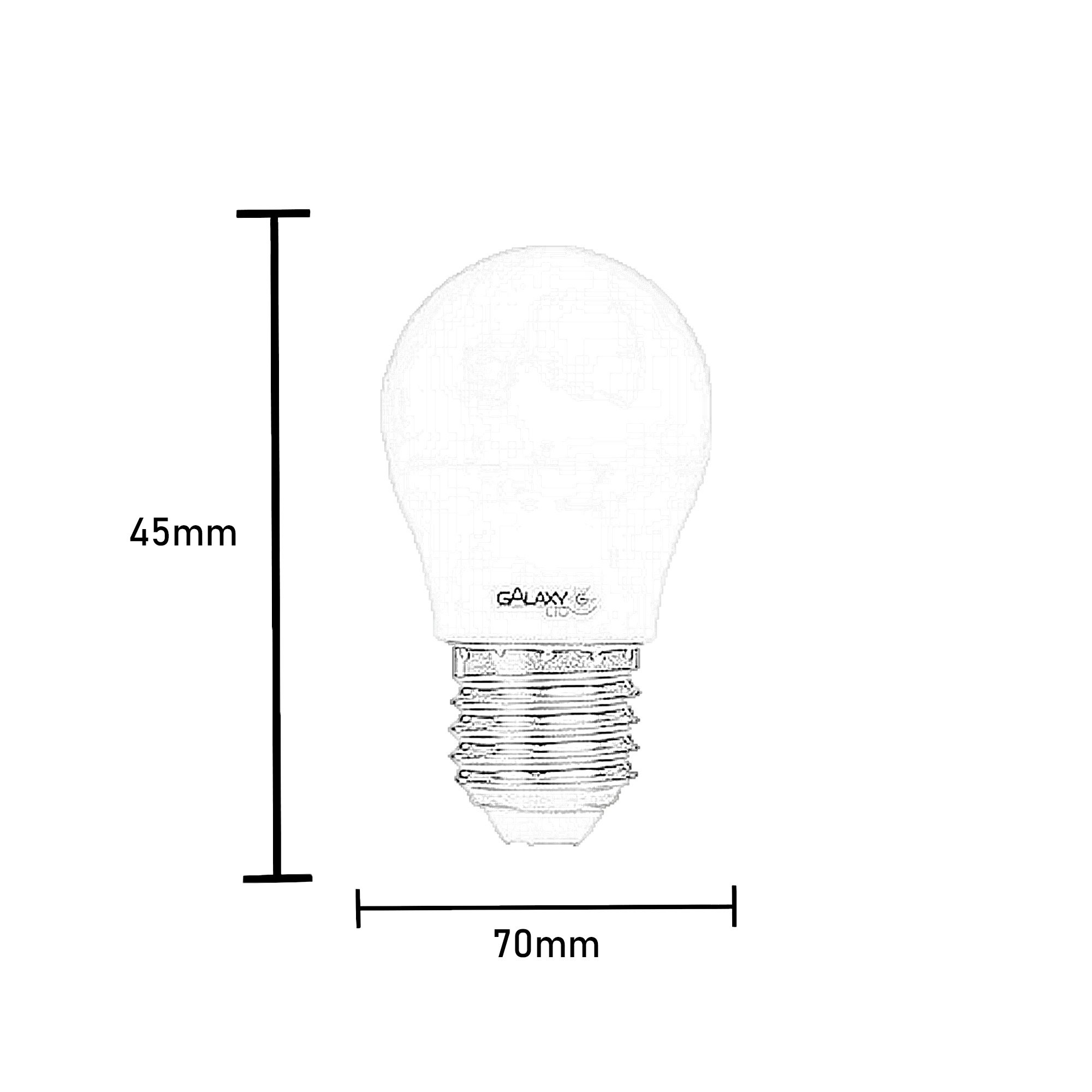 lampada led bolinha galaxy med