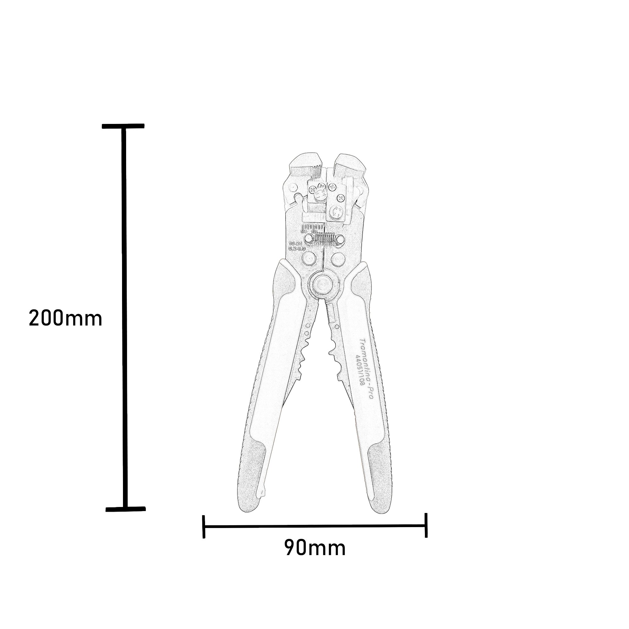 alicate decapador tramontina med