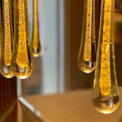 pendente led drop gota 3000k gota