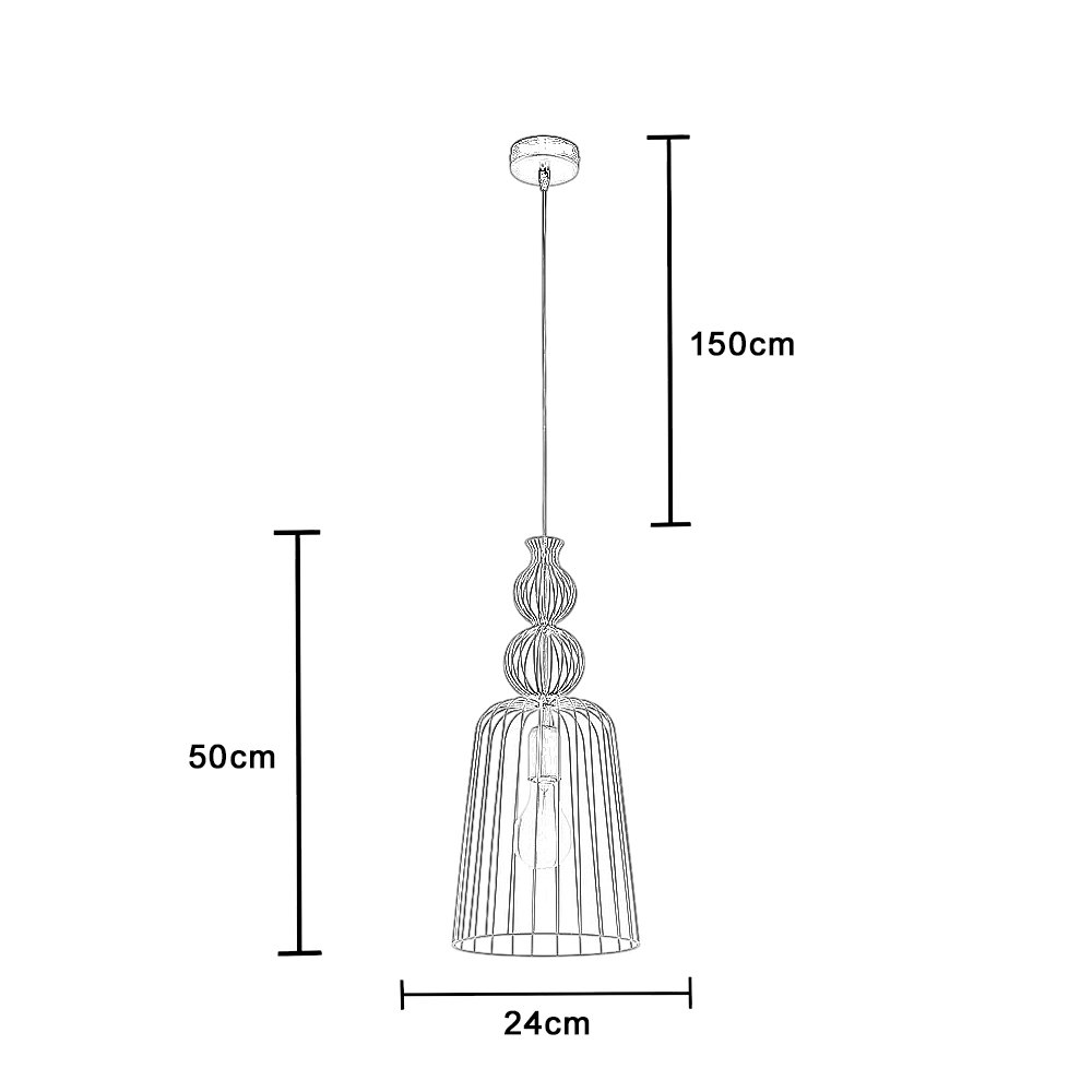 pendente aramado newline med