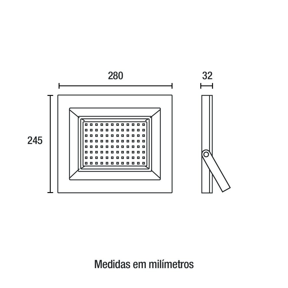 refletor led play 200w ip65 6500 2