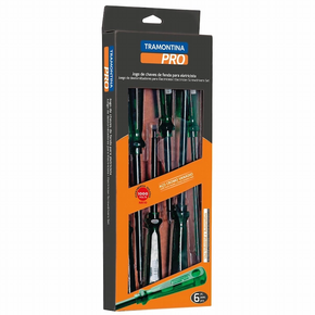 jogo chave de fenda 6 pecas