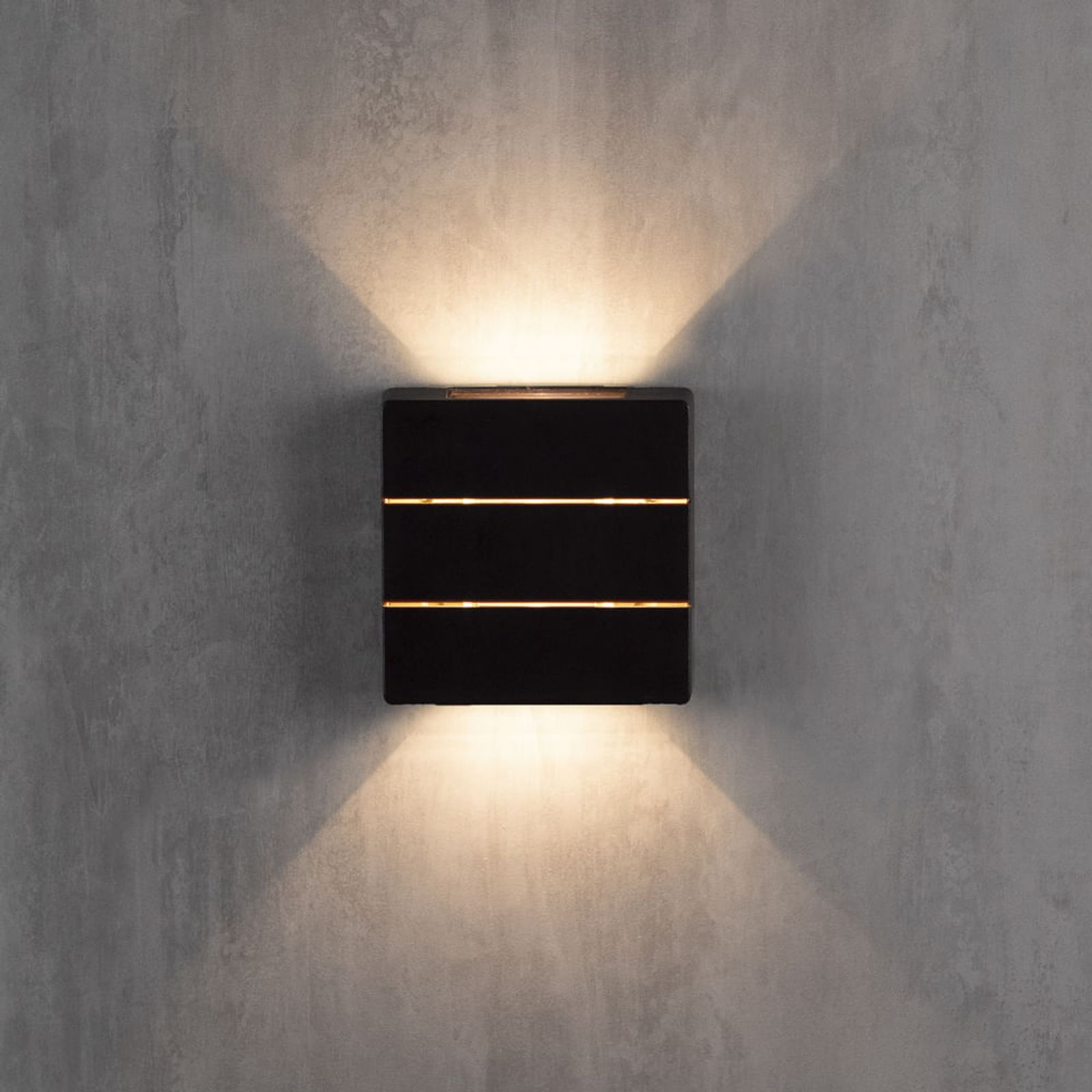 arandela clean led aletada pt 3