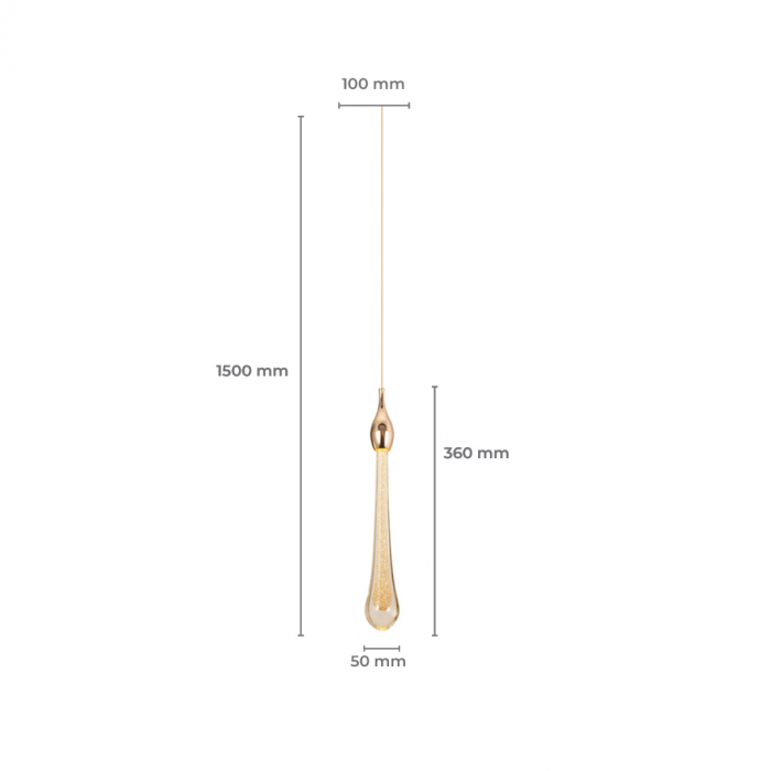 pendente led 4000k 3w bivolt 5x3 3