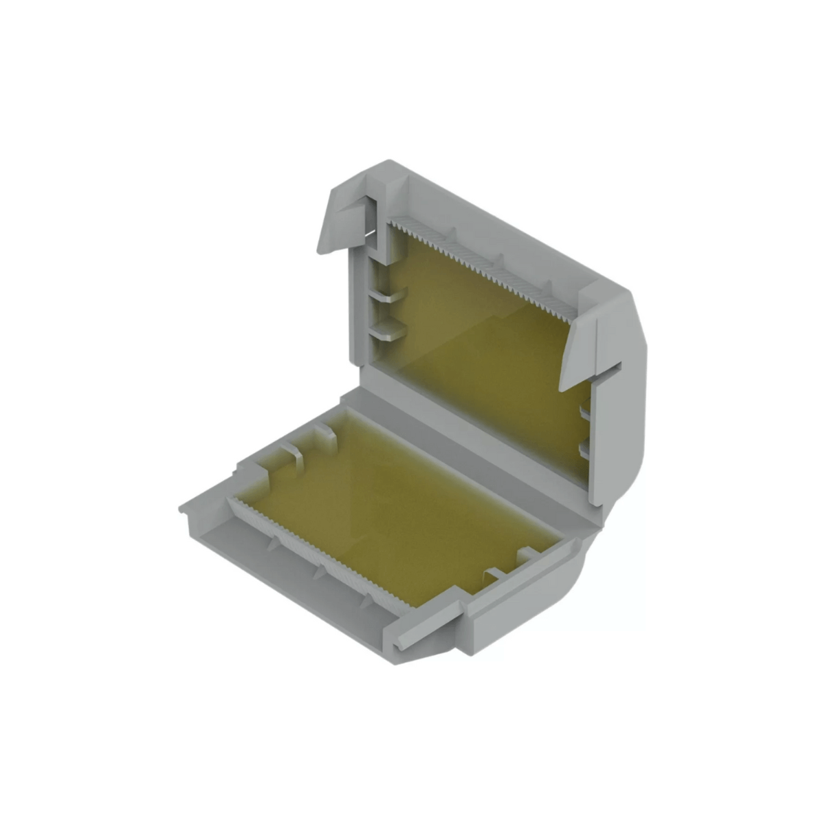 Gelbox 207 1332 Tamanho 2 Para Conectores 221 E 2x73 4mm Wago aberto