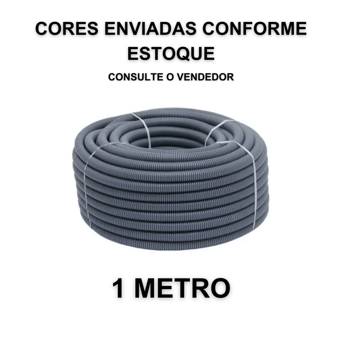 mangueira corrugada 1 especial para laje 1 metro