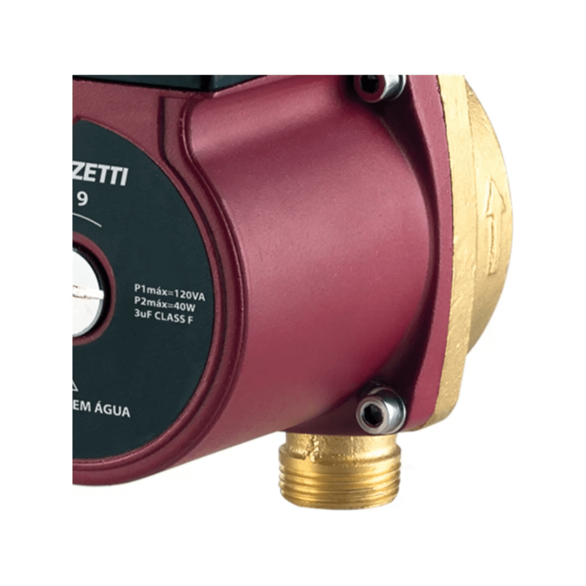 pressurizador de agua pl9 9 mca 220v 120w lorenzetti parte de baixo