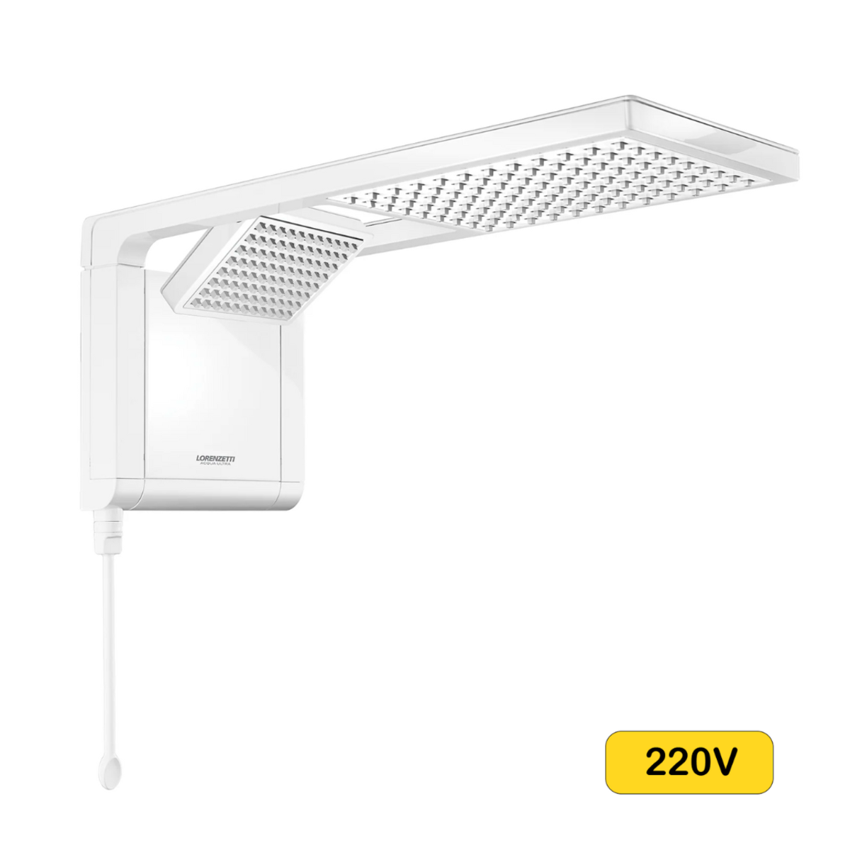 chuveiro lorenzetti acqua duo ultra 220v 7800w branco com ducha imagem 220 volts 1