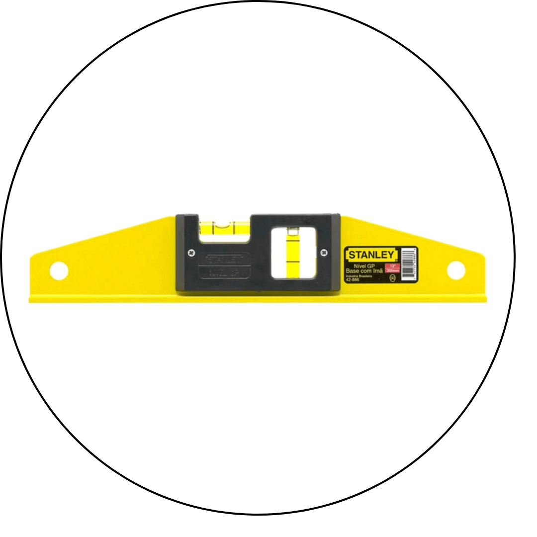 nivel de aluminio magnetico gp comprimento 305mm 12 stanley 42 886s imagem de frente descricao 1