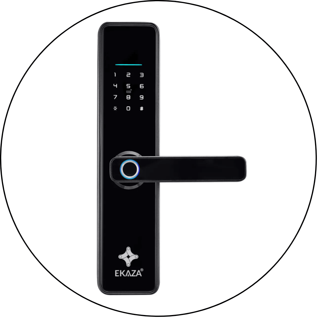 fechadura digital eletronica biometrica cartao e senha app ekaza imagem de capa descricao 1